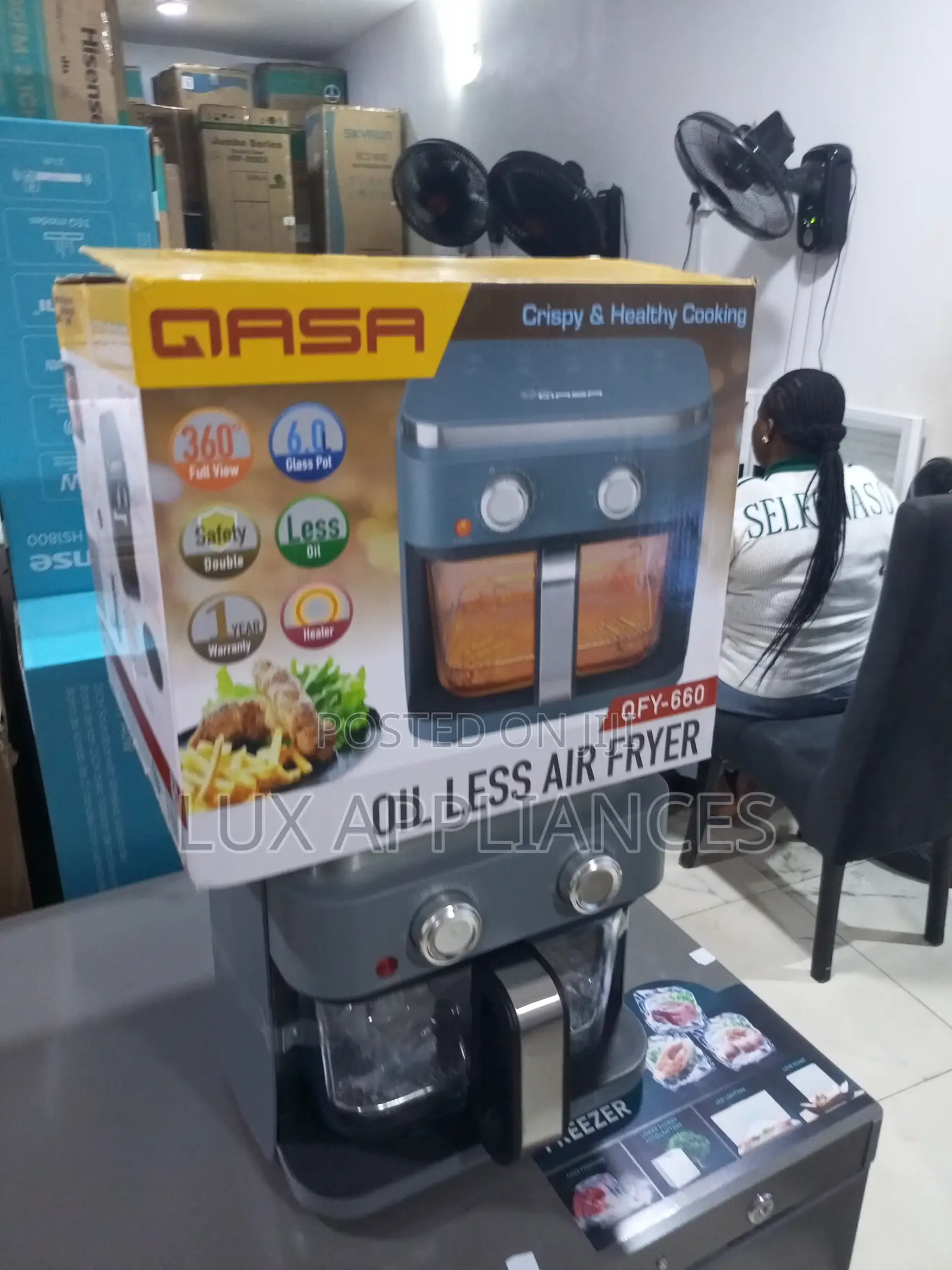 Qasa Qfy-660 Air Fryer for Everyday Cooking
