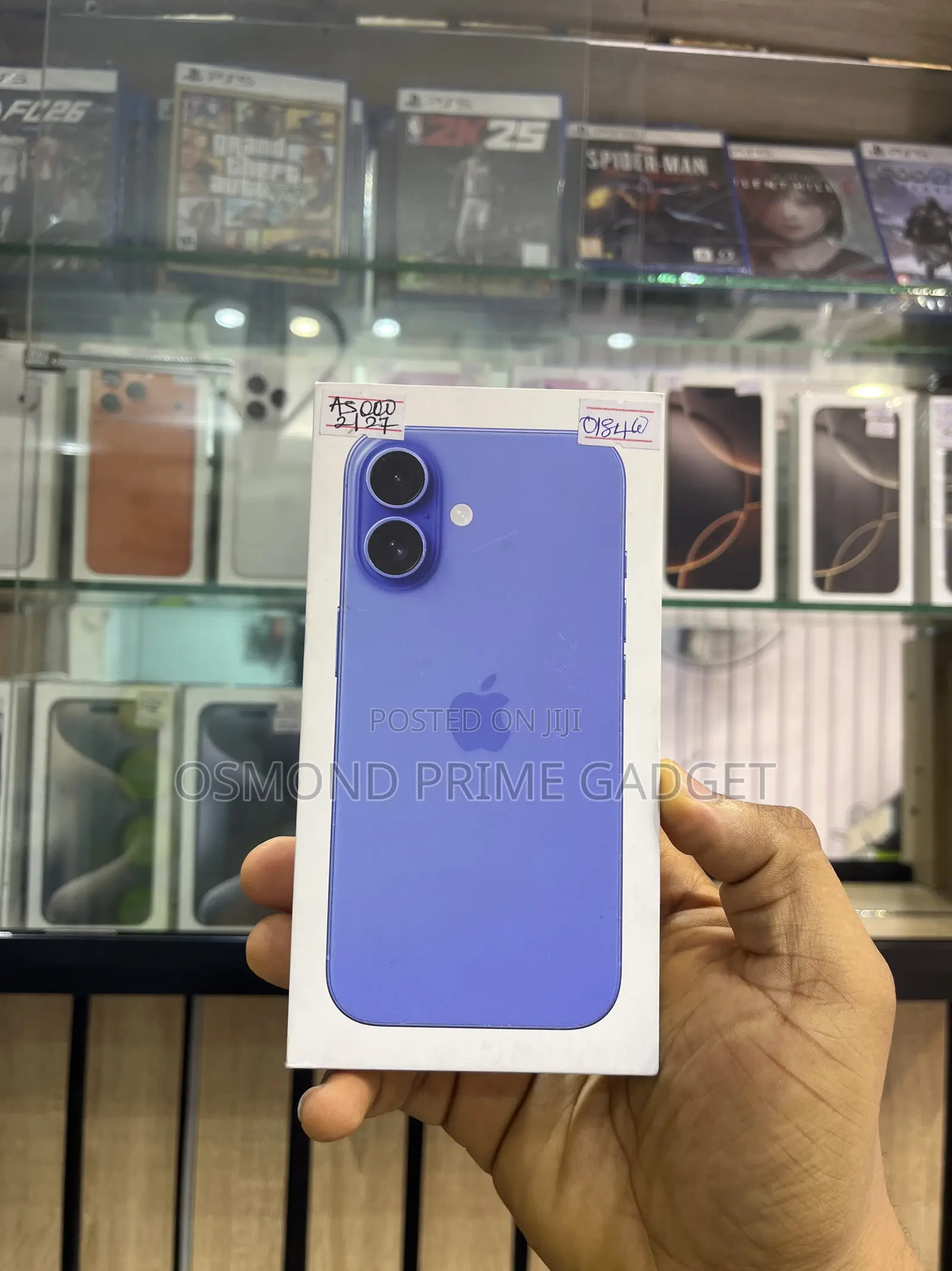 New Apple iPhone 16 128 GB Blue
