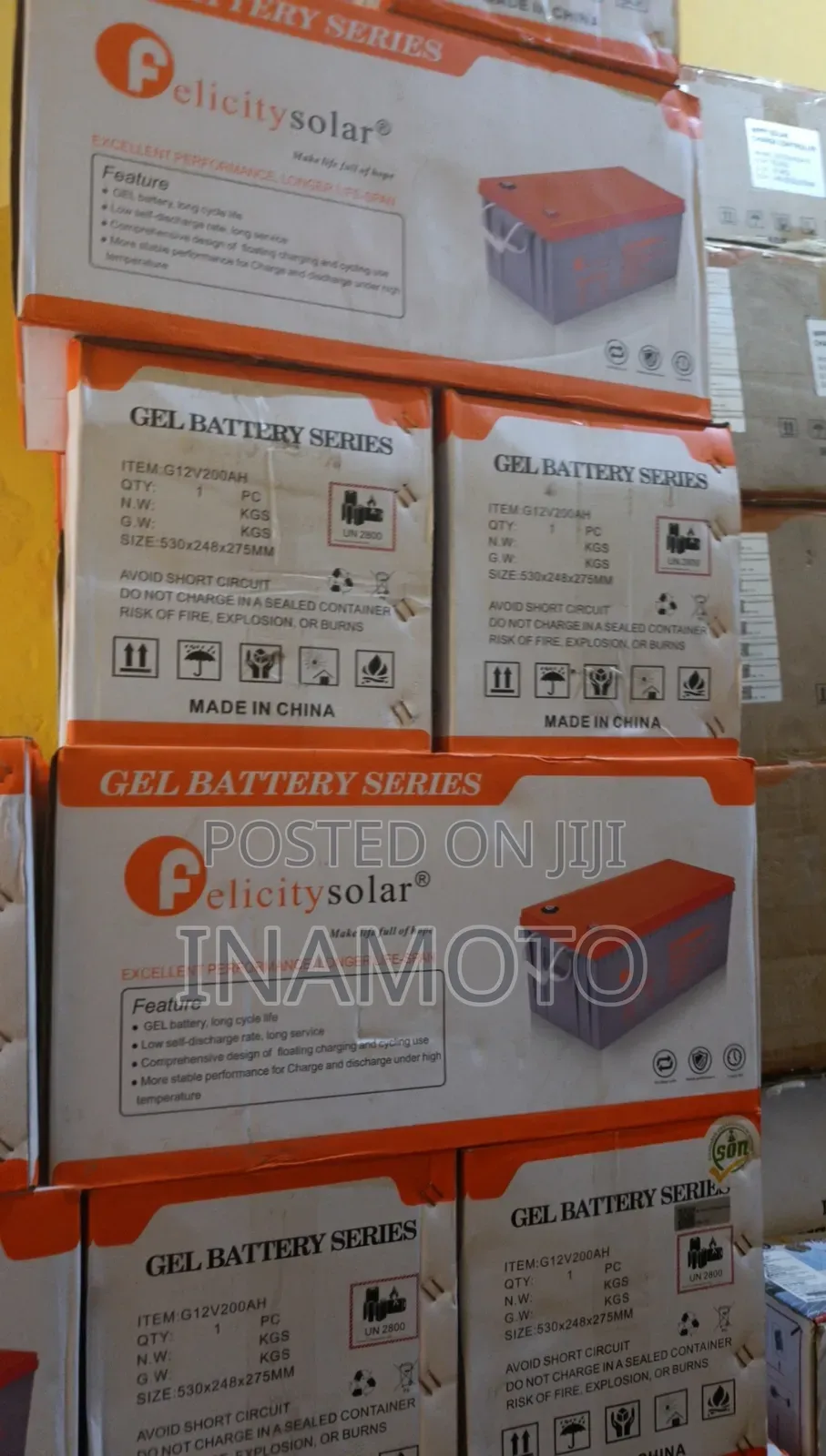 200ah Felicity Gel Battery