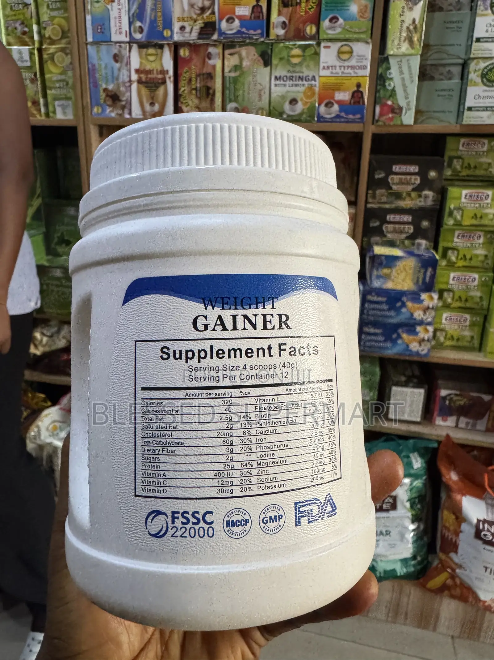 Wins Town High Protein Weight Gainer Powder Supplement