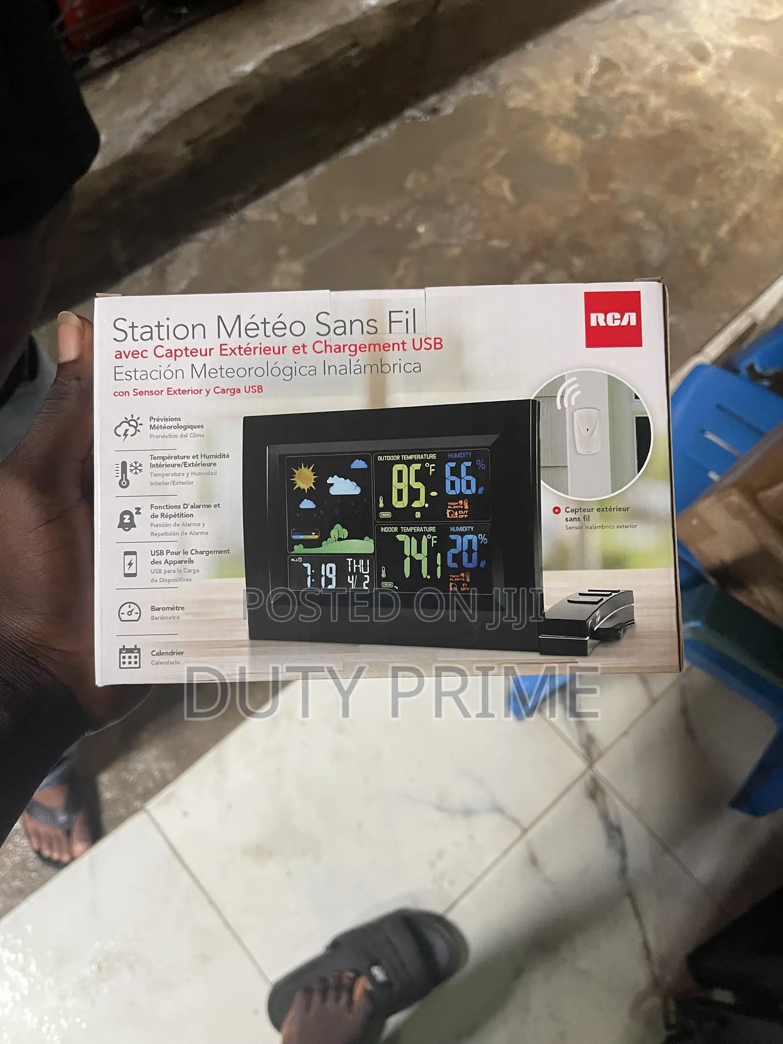 Wireless Weather Station With Outdoor Sensor – Digital Weather Monitor