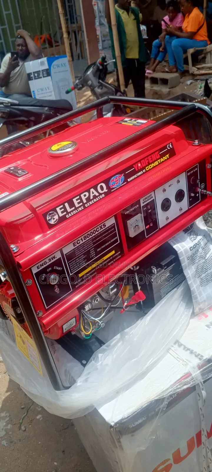 Original Elepaq Constant Generator 7 Kva 100% Copper Coin Model 18,000