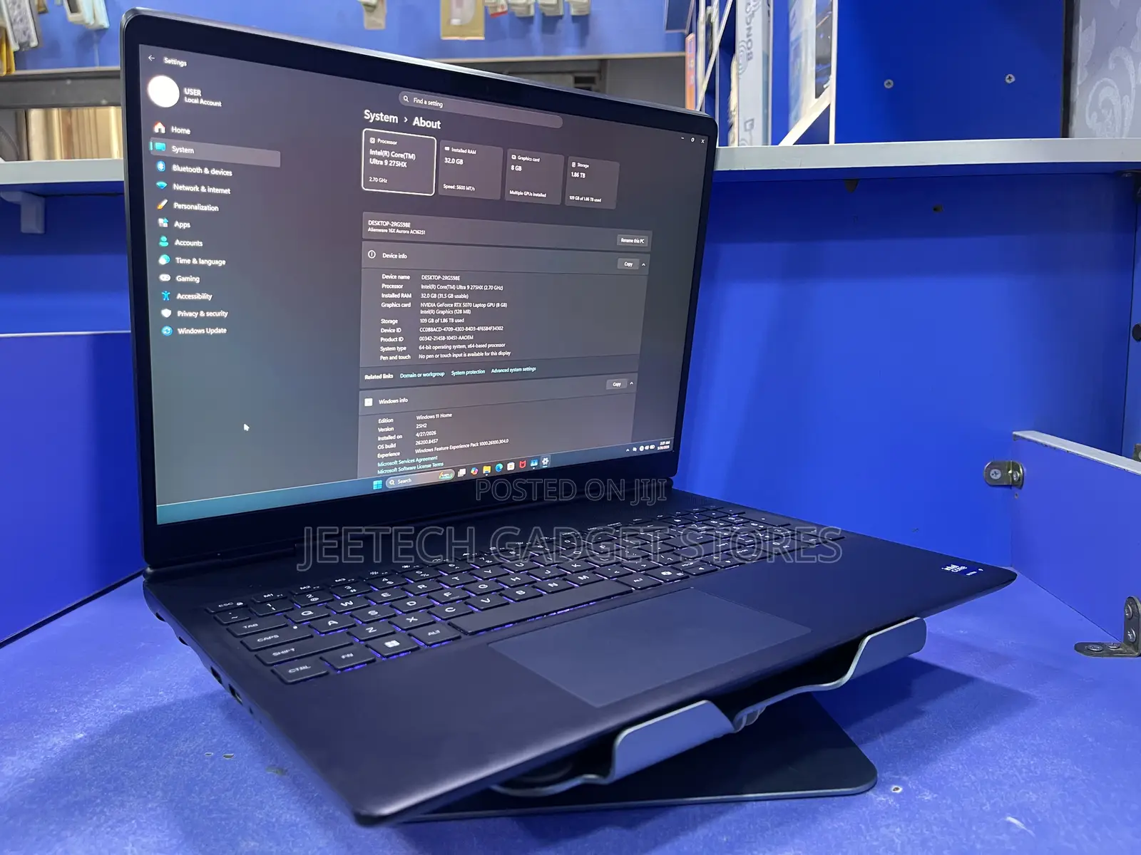 Laptop Alienware 16x Aurora 32GB Intel Core Ultra 9 SSD 2T