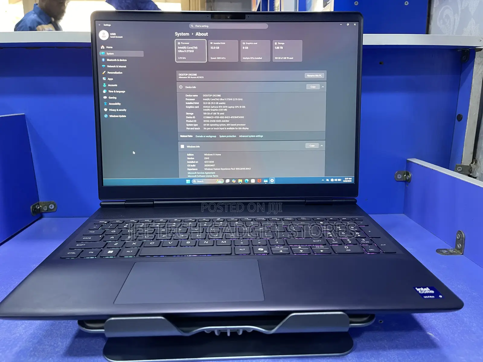 Laptop Alienware 16x Aurora 32GB Intel Core Ultra 9 SSD 2T