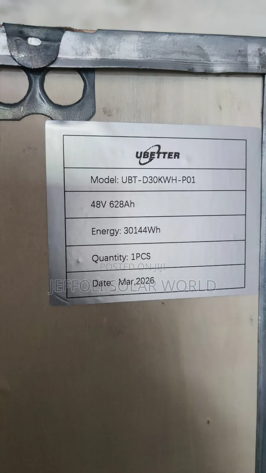 Ubetter 30kwh 48v