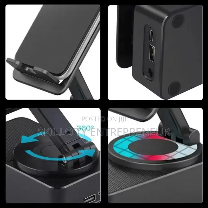 RGB Light, Power Bank and Phone Bluetooth (Speaker)