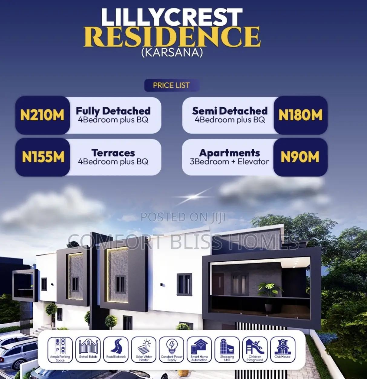 4bdrm Apartment in Lillycrest Karsana for sale