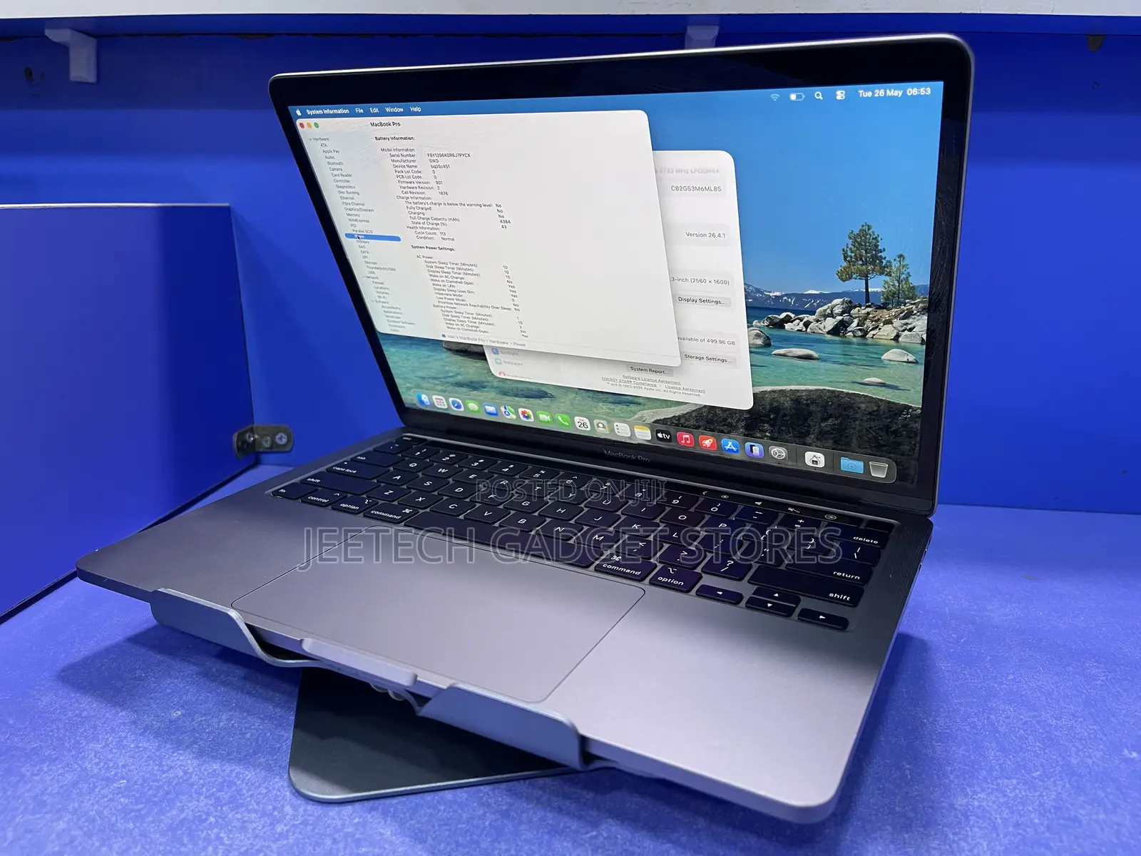 Laptop Apple MacBook Pro 2020 16GB Intel Core i7 SSD 512GB
