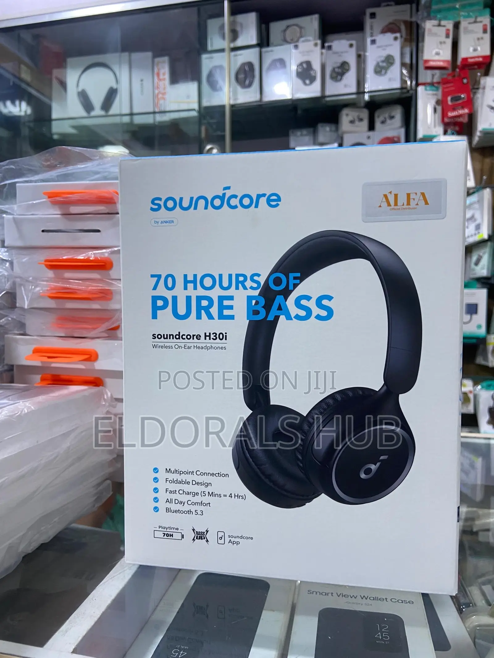 Soundcore H30i Wireless Bluetooth Headphones With 70h Playtime