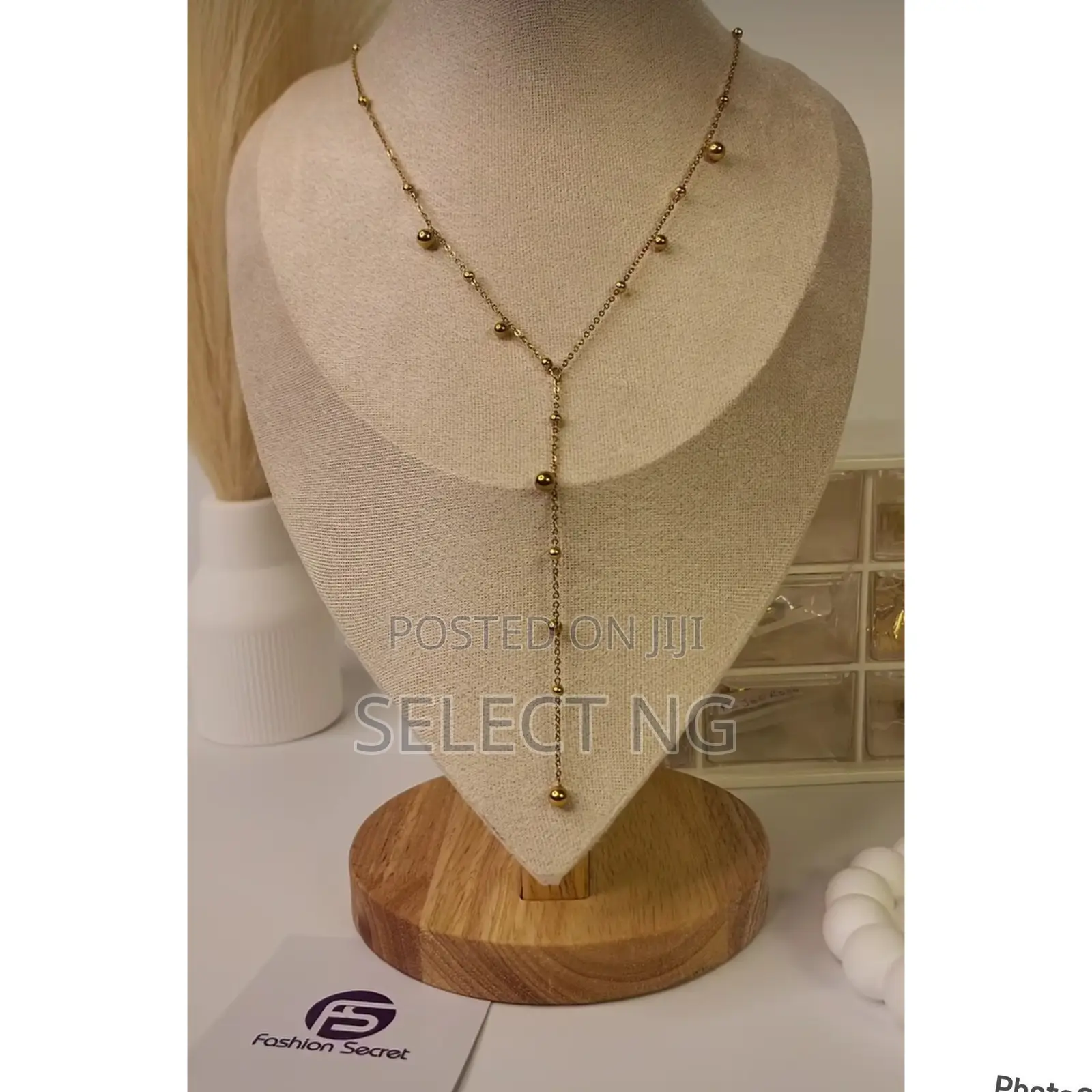  Gold Plated Waterproof Stainless Steel Necklace