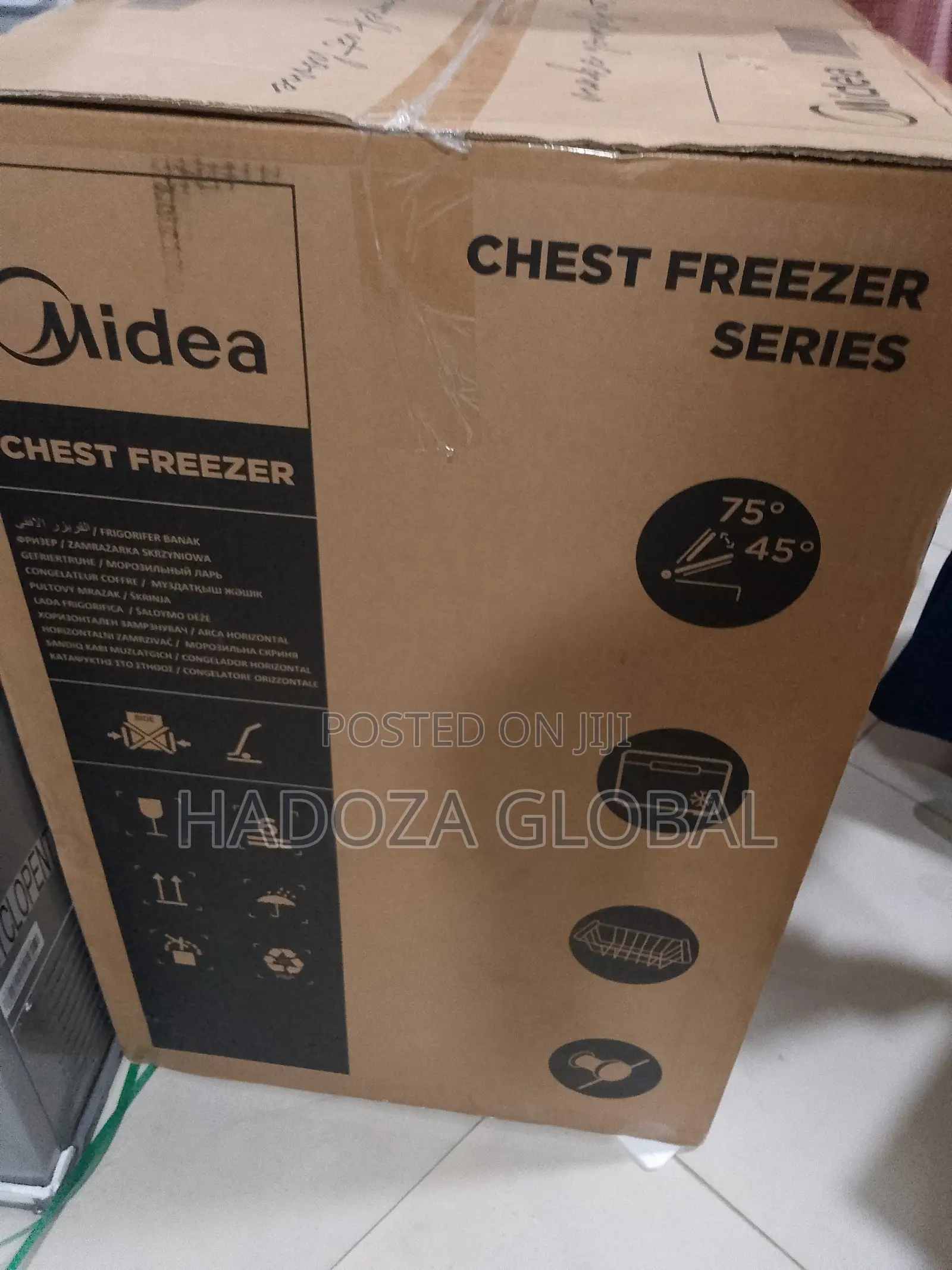 Midea Ice Vault Commercial Grade Chest Freezer for Frozen Food