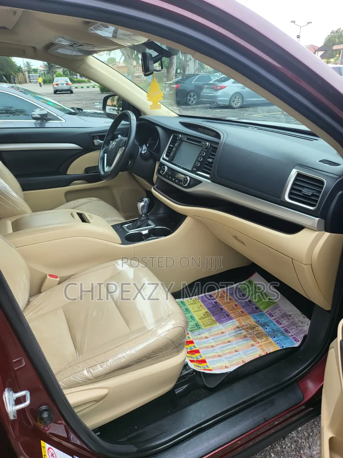 Toyota Highlander XLE V6 4x4 (3.5L 6cyl 6A) 2016 Red