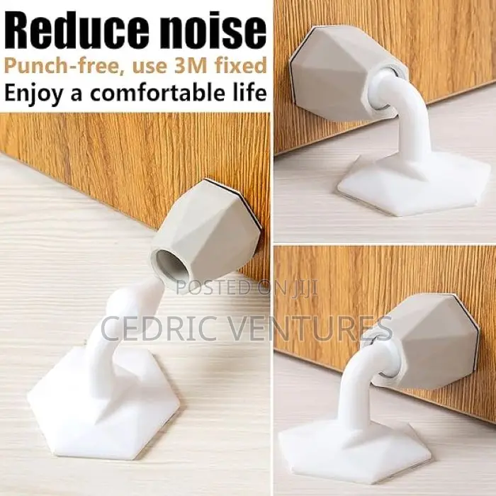 Non-Punch Silicone Door Stopper
