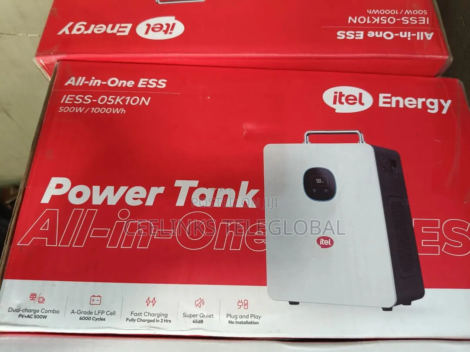 New Tel Energy 500w/1000wh Inverter Power Tank