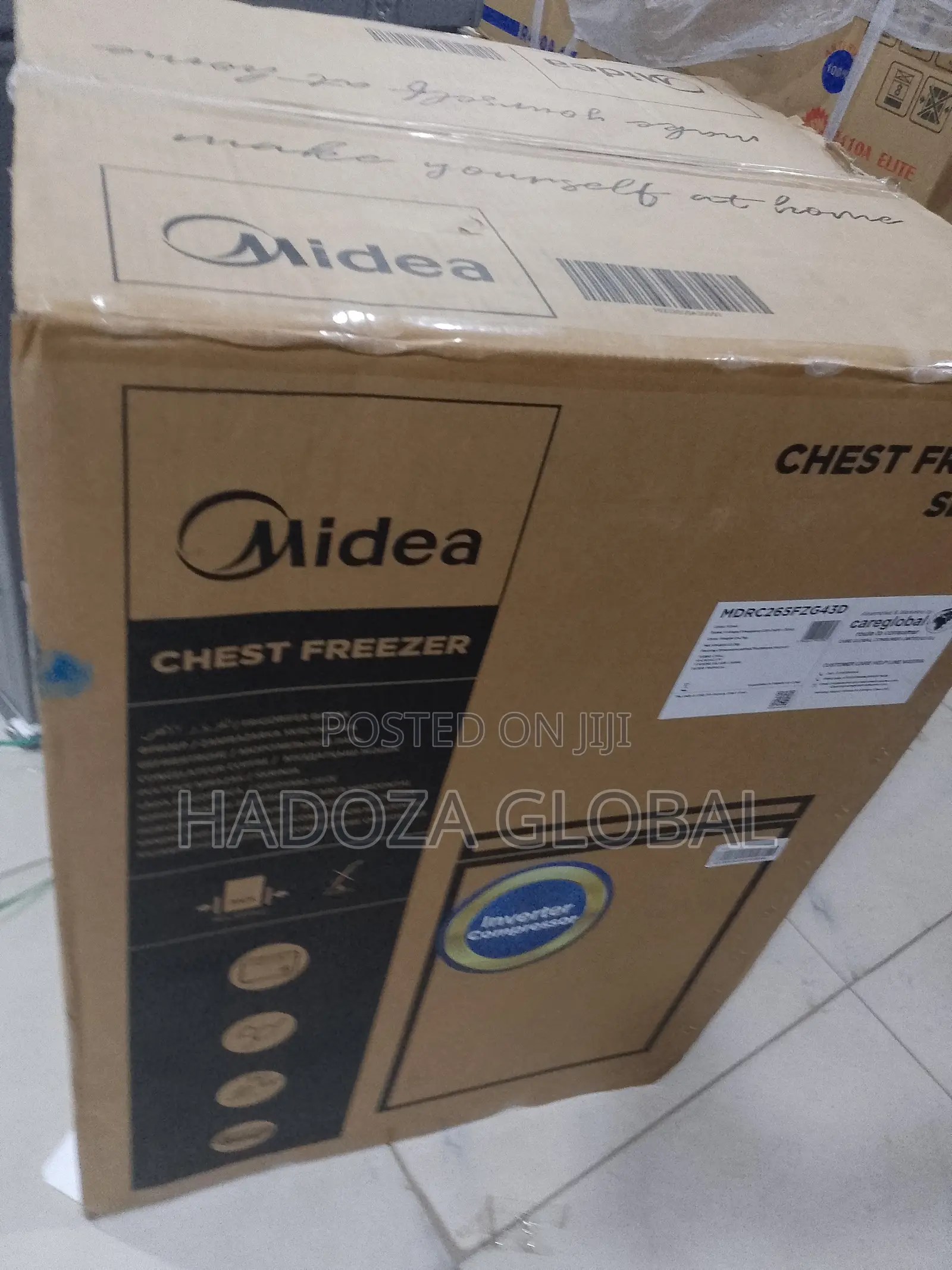 Midea Frost High Capacity Chest Freezer With Durable Body Design