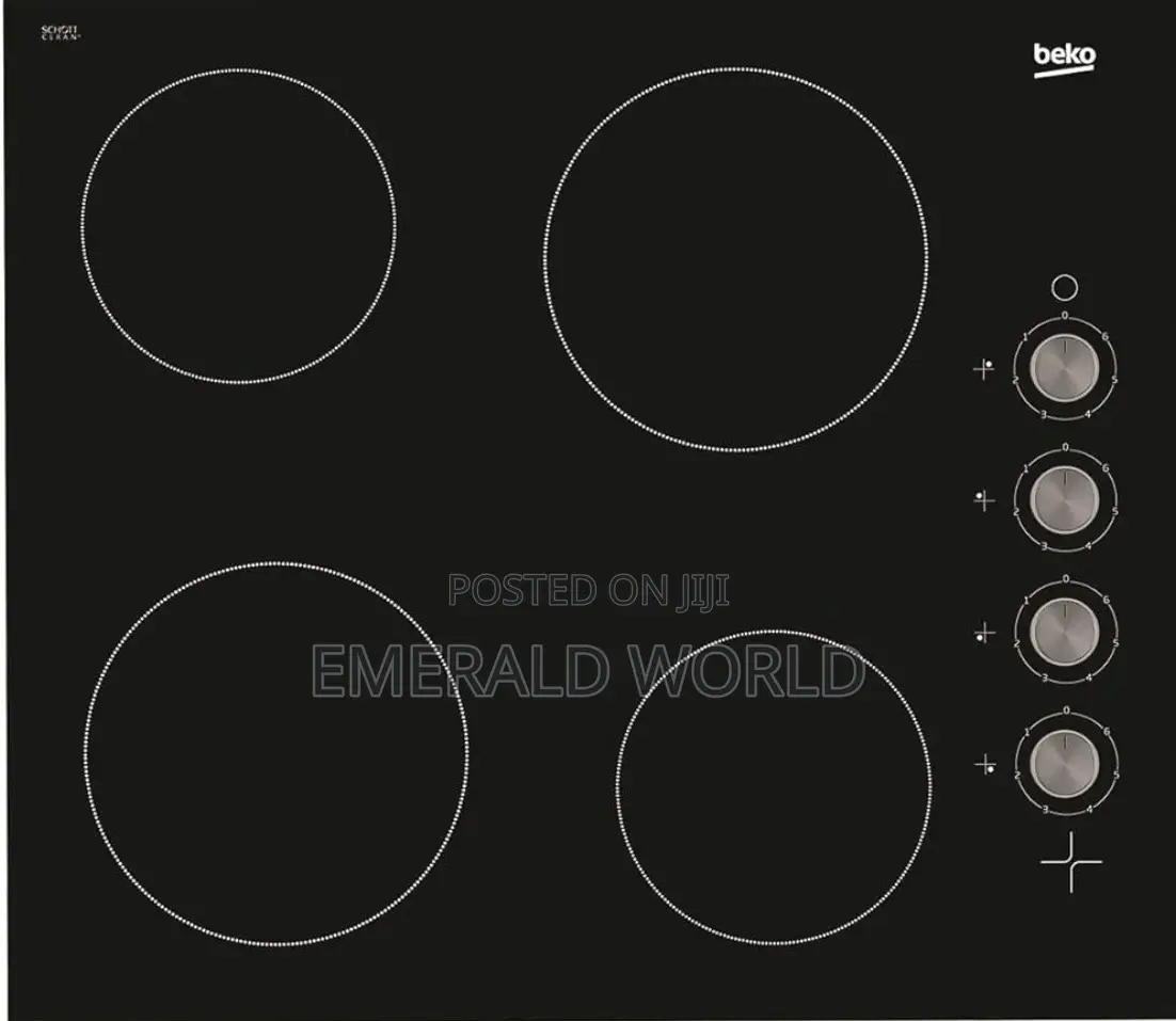 Beko 60cm Inbuilt 4 Electric Hob(Hic64100)