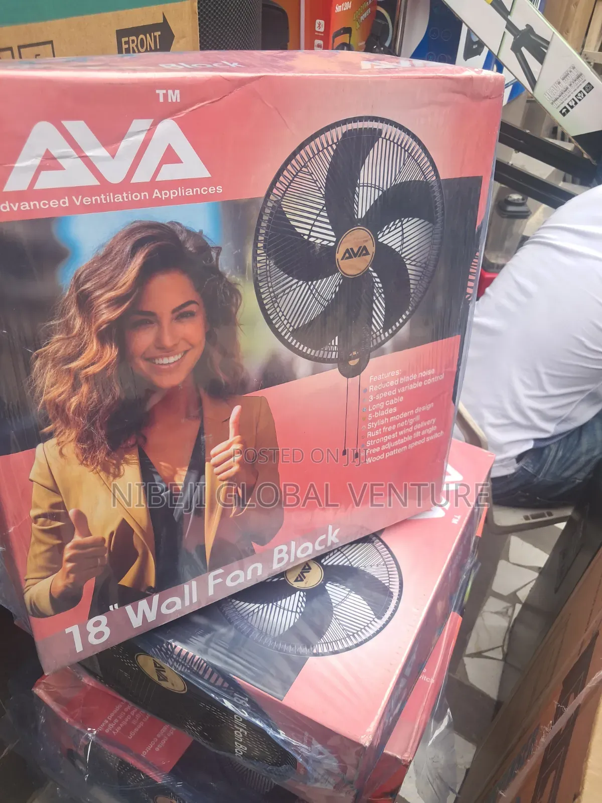 Ava Wall Fan 18 Inches