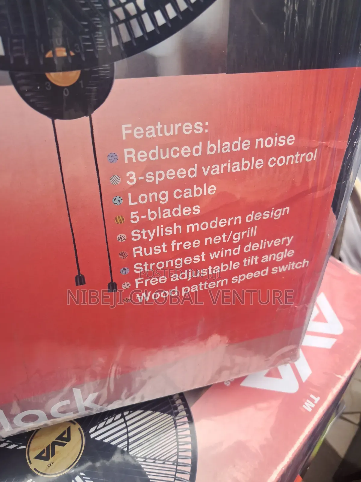 Ava Wall Fan 18 Inches