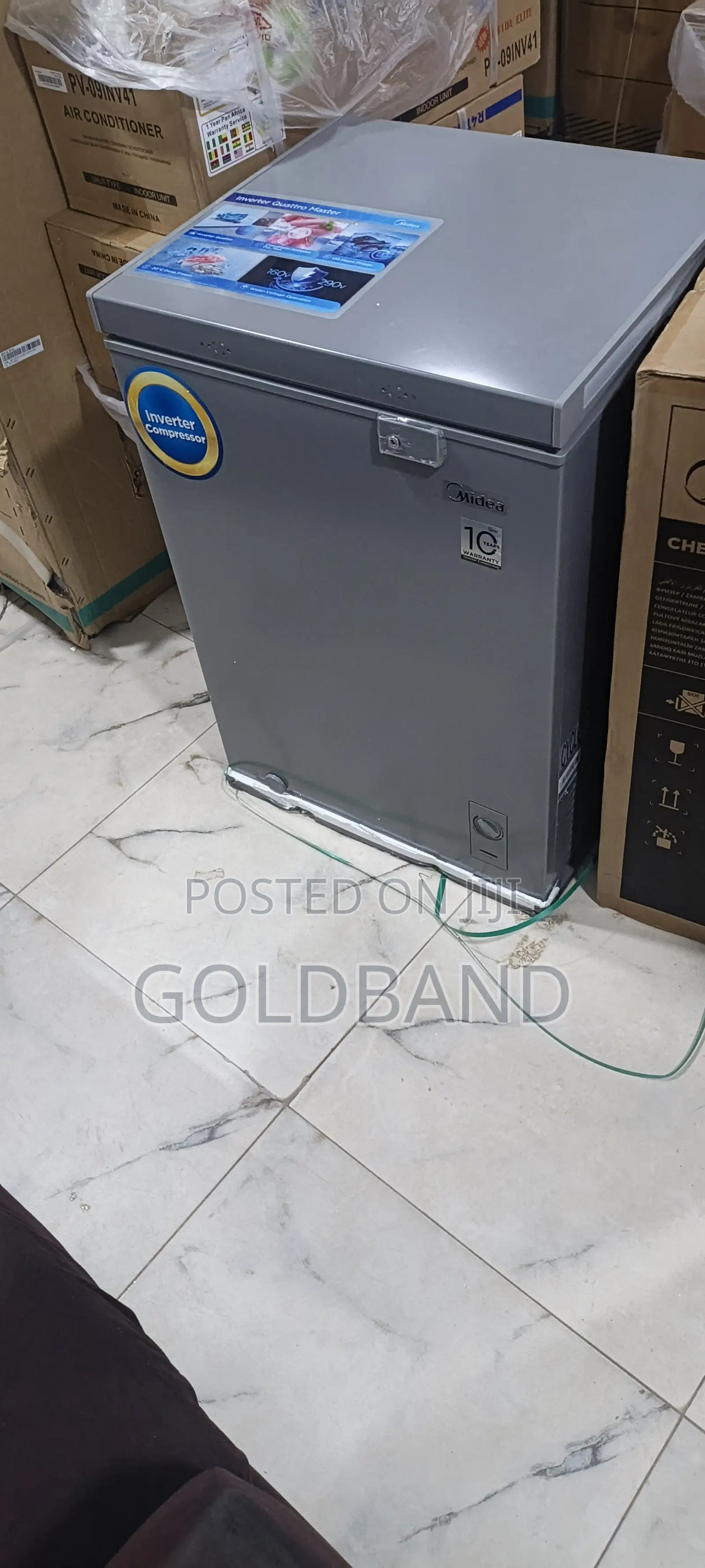 Midea Mdrc265fzg43d 142l Chest Freezer With Inverter Technology