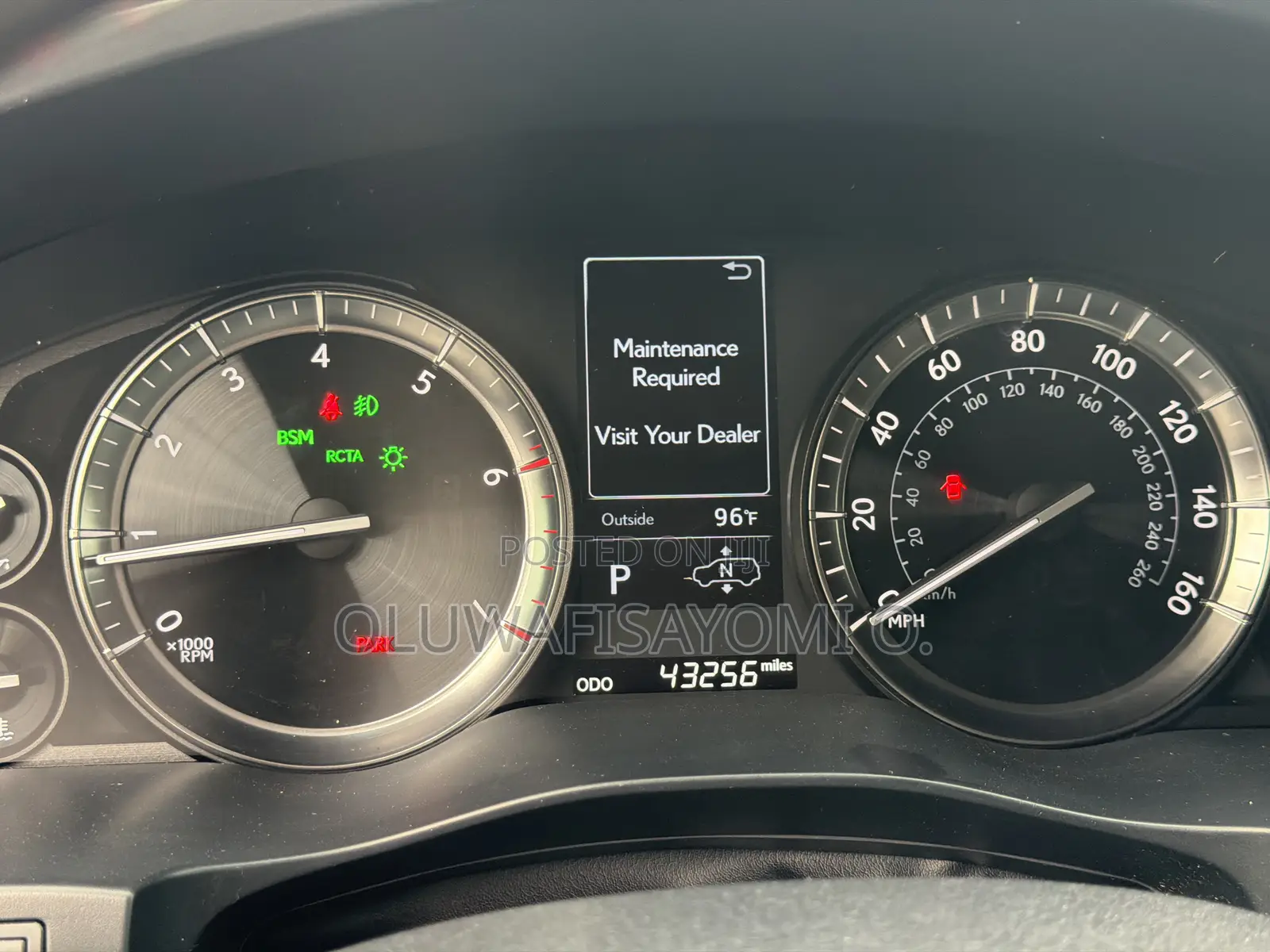 Lexus LX 570 (5 seats) AWD 2018 Gray