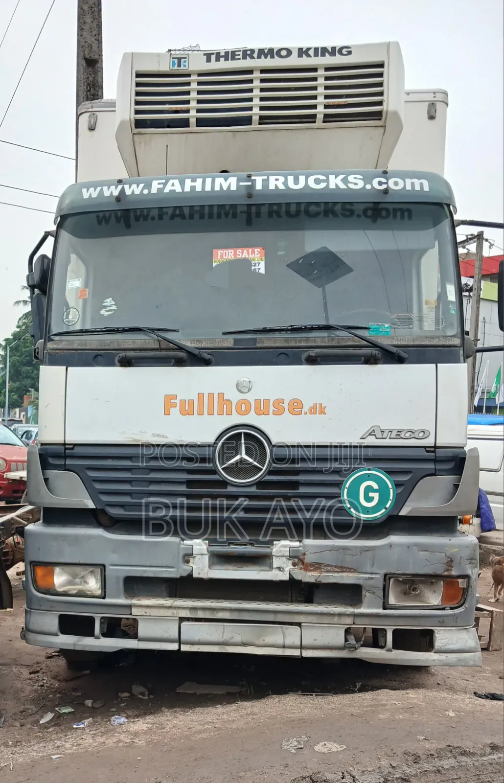 Foreign Used Mercedez-Benz Atego Refrigerator Truck