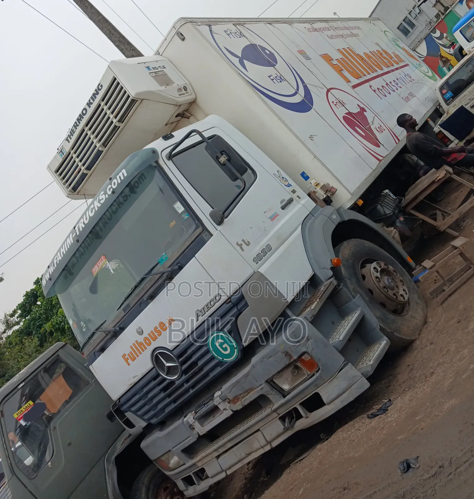 Foreign Used Mercedez-Benz Atego Refrigerator Truck
