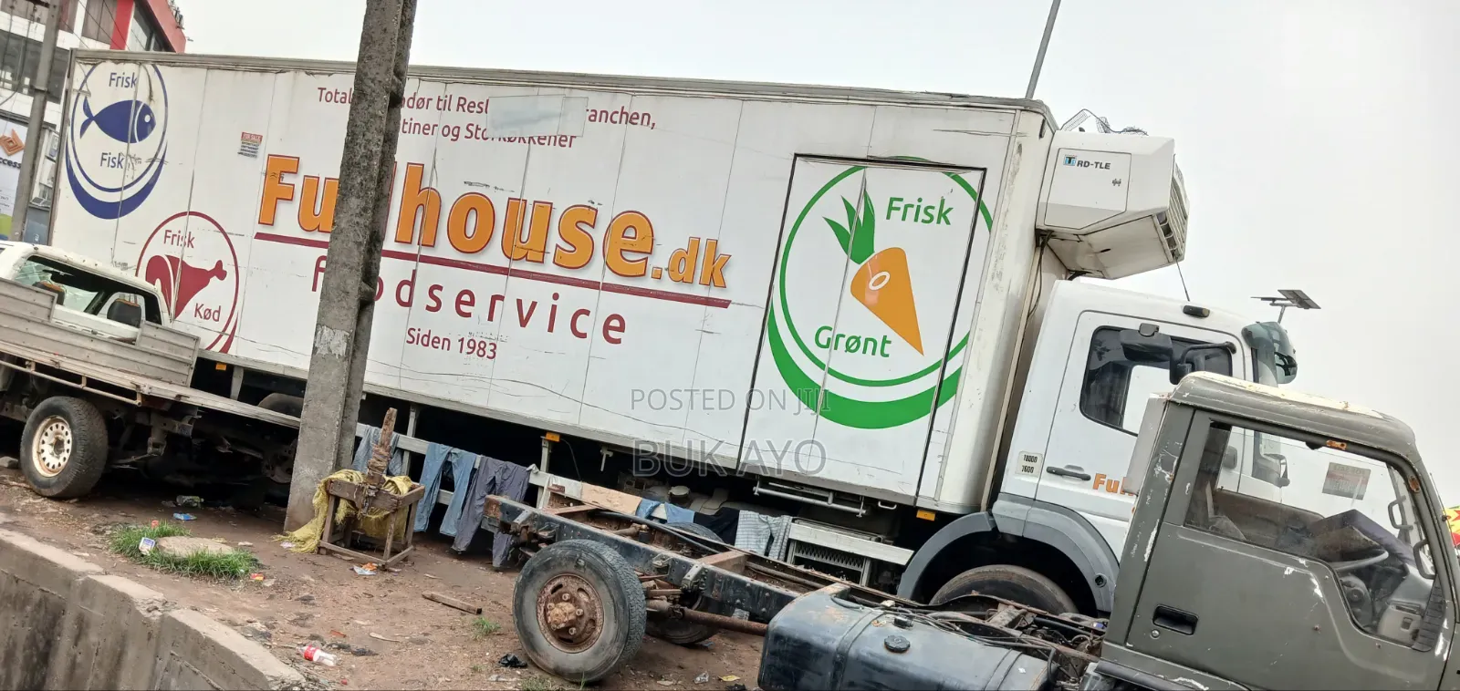 Foreign Used Mercedez-Benz Atego Refrigerator Truck