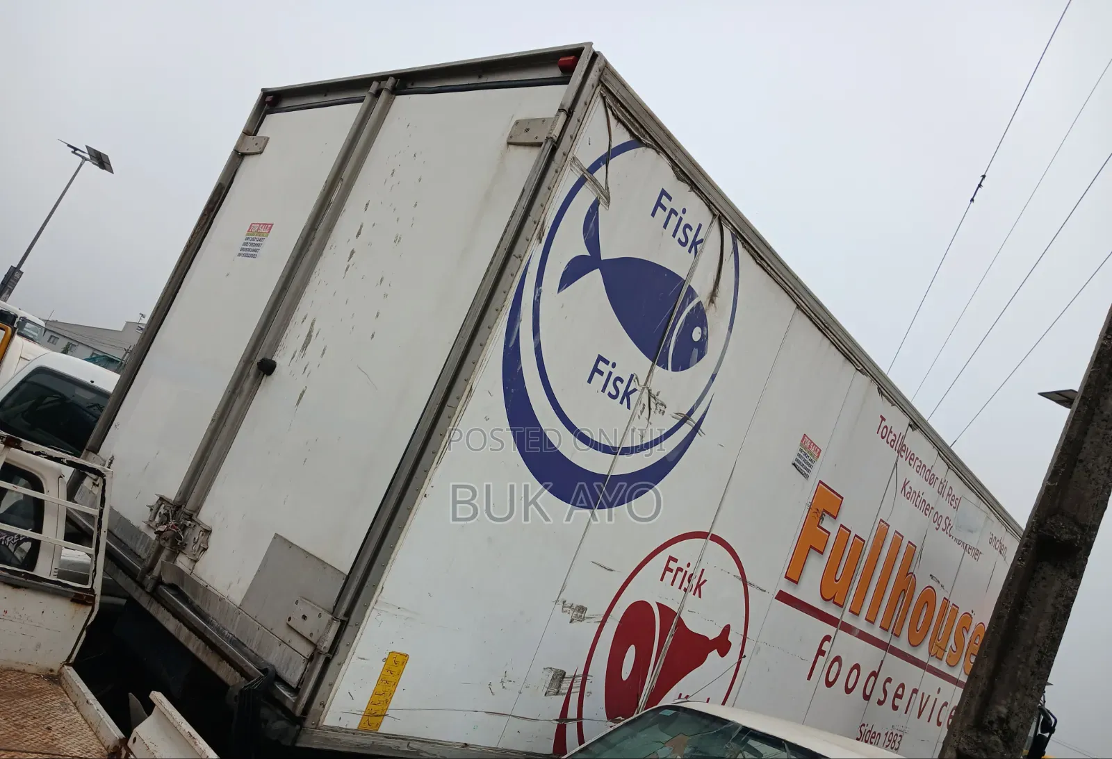 Foreign Used Mercedez-Benz Atego Refrigerator Truck