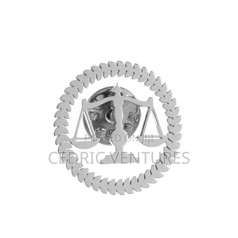 Libra Balance Advocate Lawyer Brooch Lapel Pin