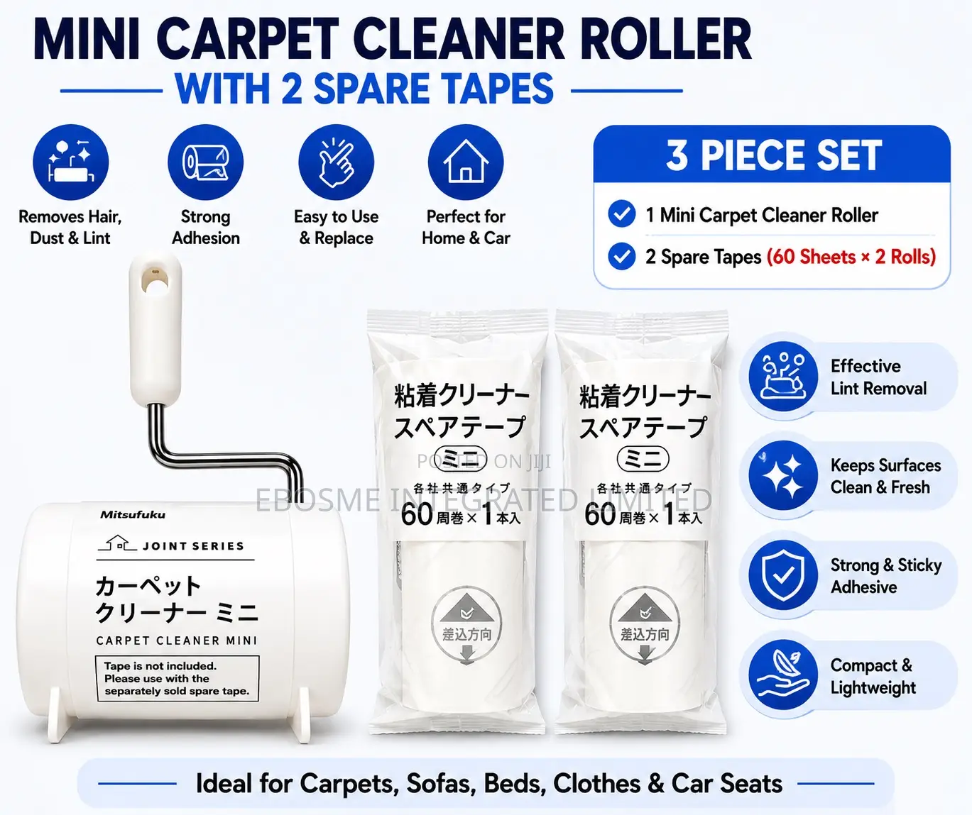 Mini Lint Remover Carpet Cleaner Set