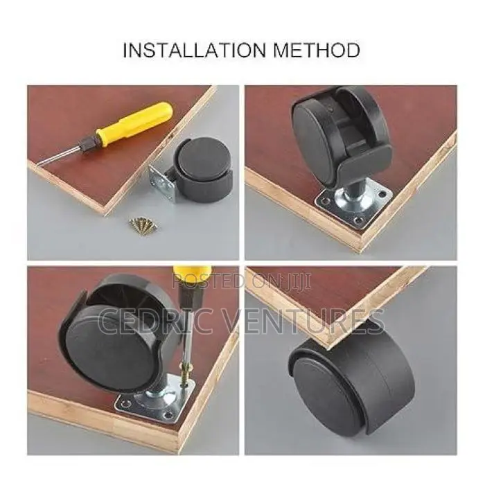 Caster Wheels Roller With Brakes - 4pcs