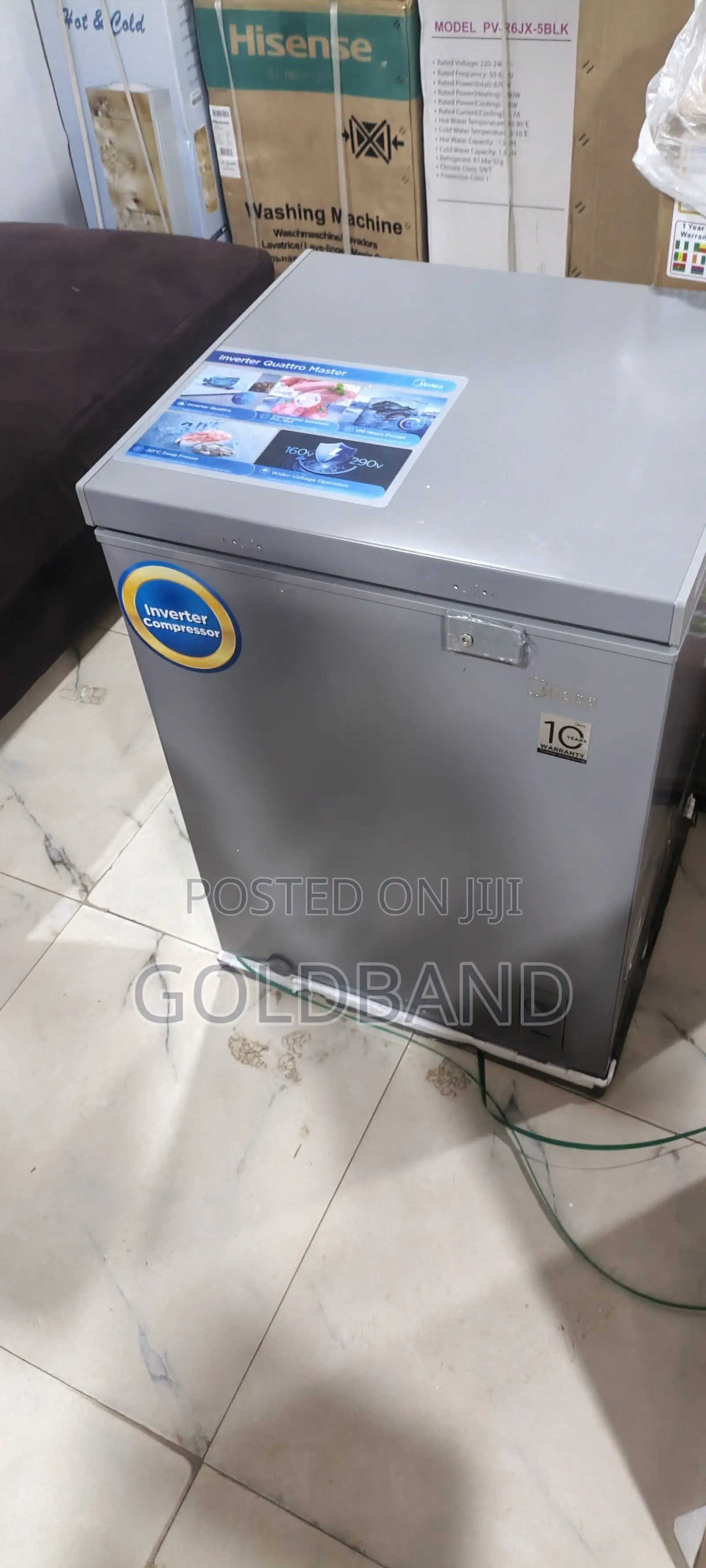 Midea Chest Freezer Mdrc265fzg43d – Low Power Consumption