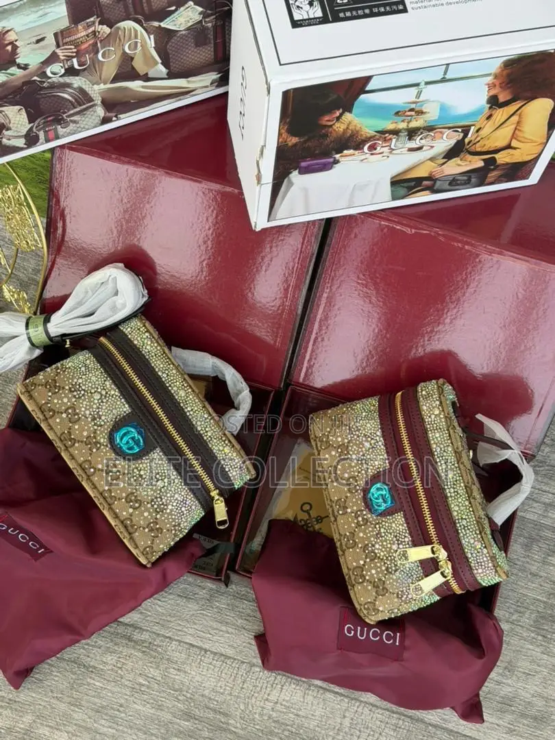 Stoned Gucci Pouch Vanity Bag Combo Arks Slide 37-42