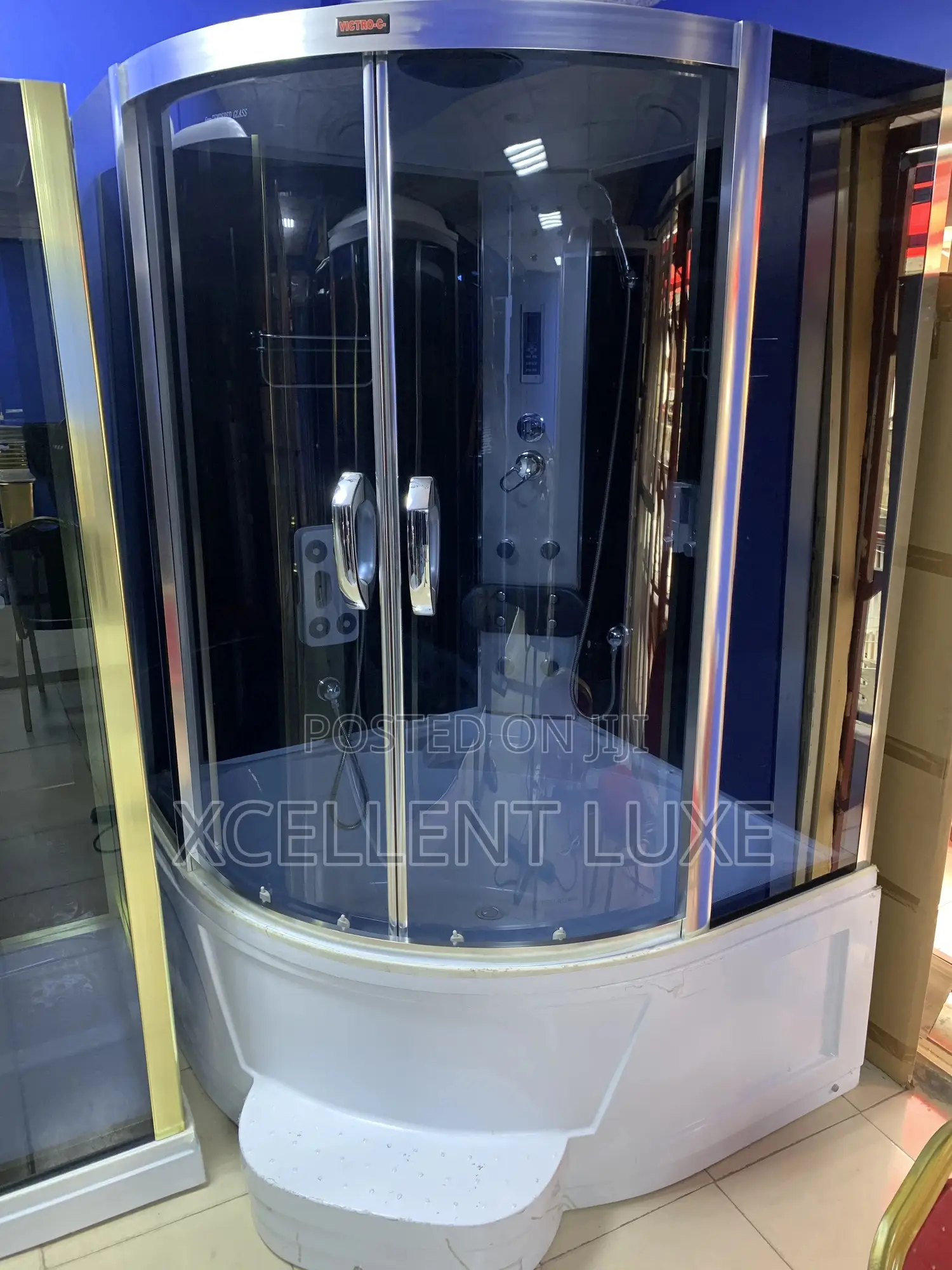 High Base Steam Jacuzzi Shower Room 135cm