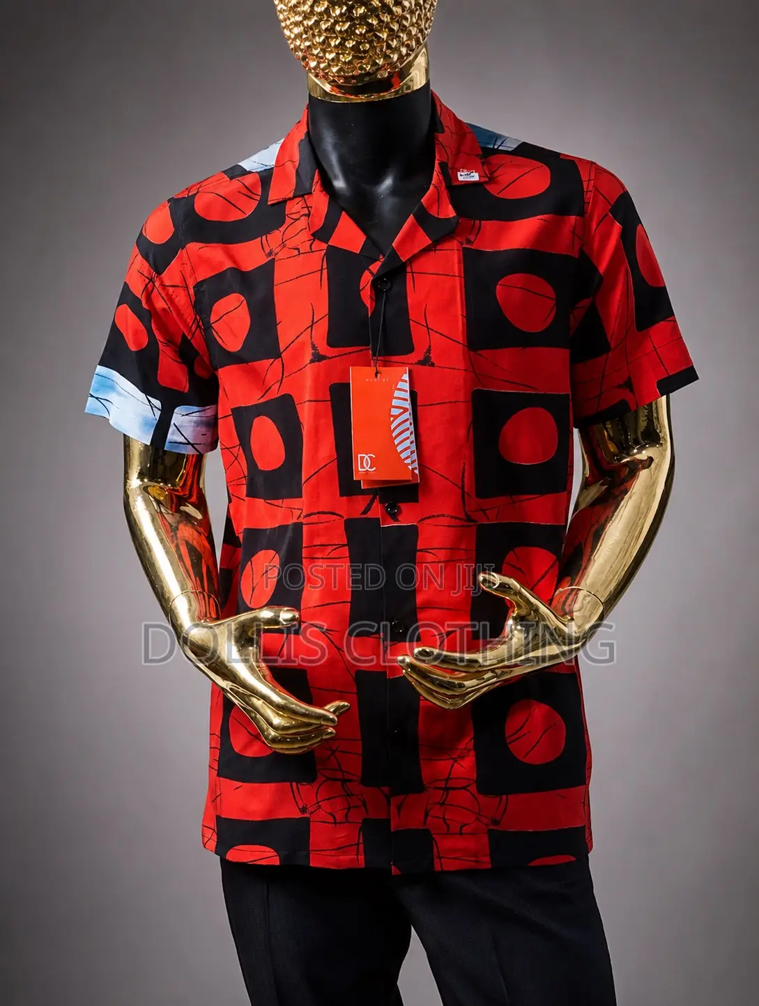 Modern Afro Geometric Shirt