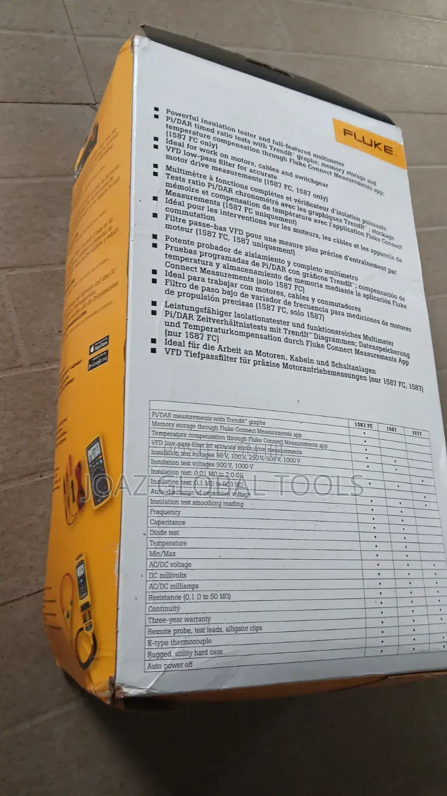 Fluke 1587 Fc Insulation Tester 1kva