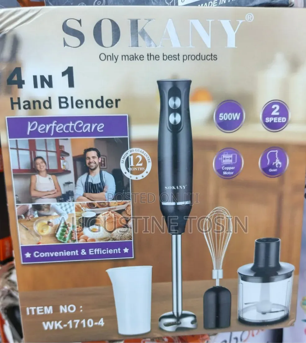 4 in One Sokany Hand Blender