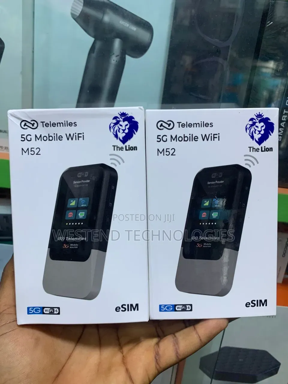 Telemiles M52 5g Portable Mifi Hotspot Premium Pocket Wi-Fi Device
