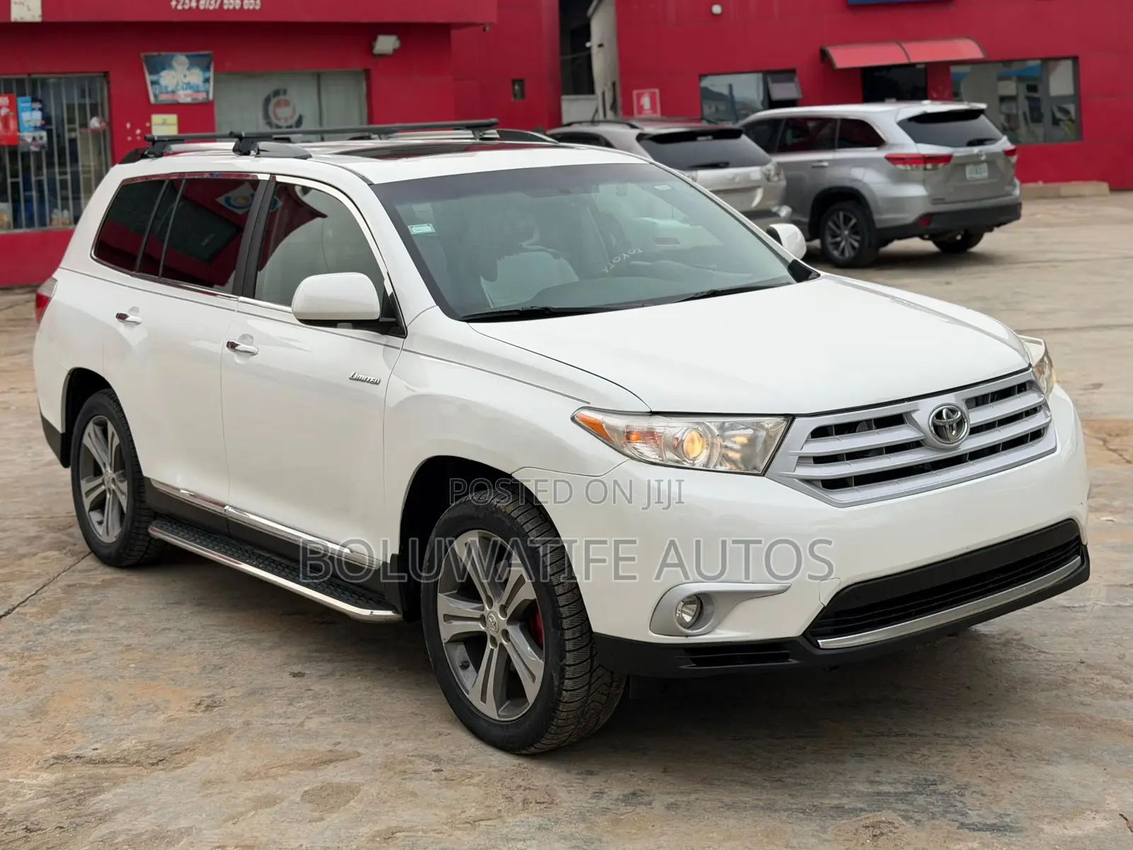 Toyota Highlander Limited 2012 White
