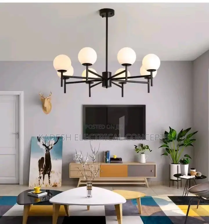 Modern Chandelier Industrial Living Room Hotel Hall Home Decor