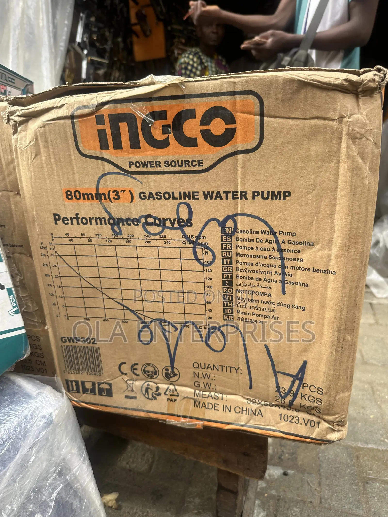3” Gasoline Water Pump