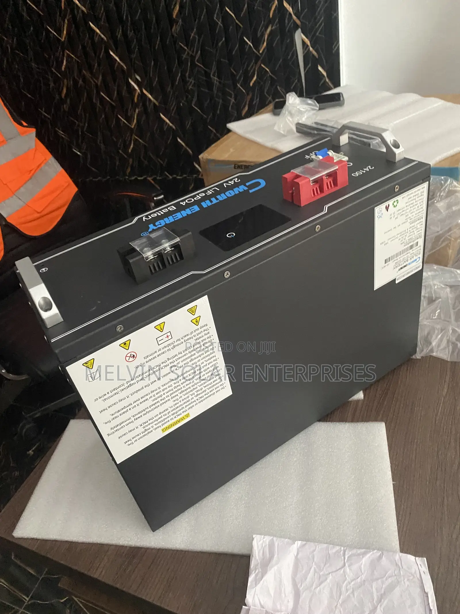 2.5kwh 24volts Cworth Solar Lithium Ion Phosphate Batteries Available
