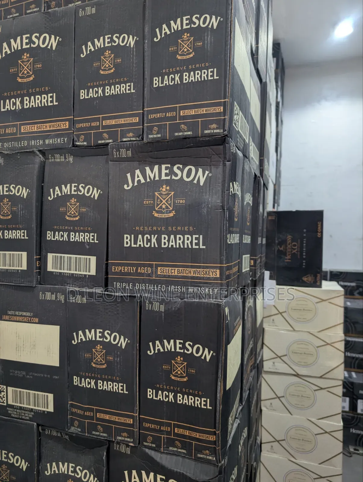 Jameson Black Cartoon by ( 12 Bottles )