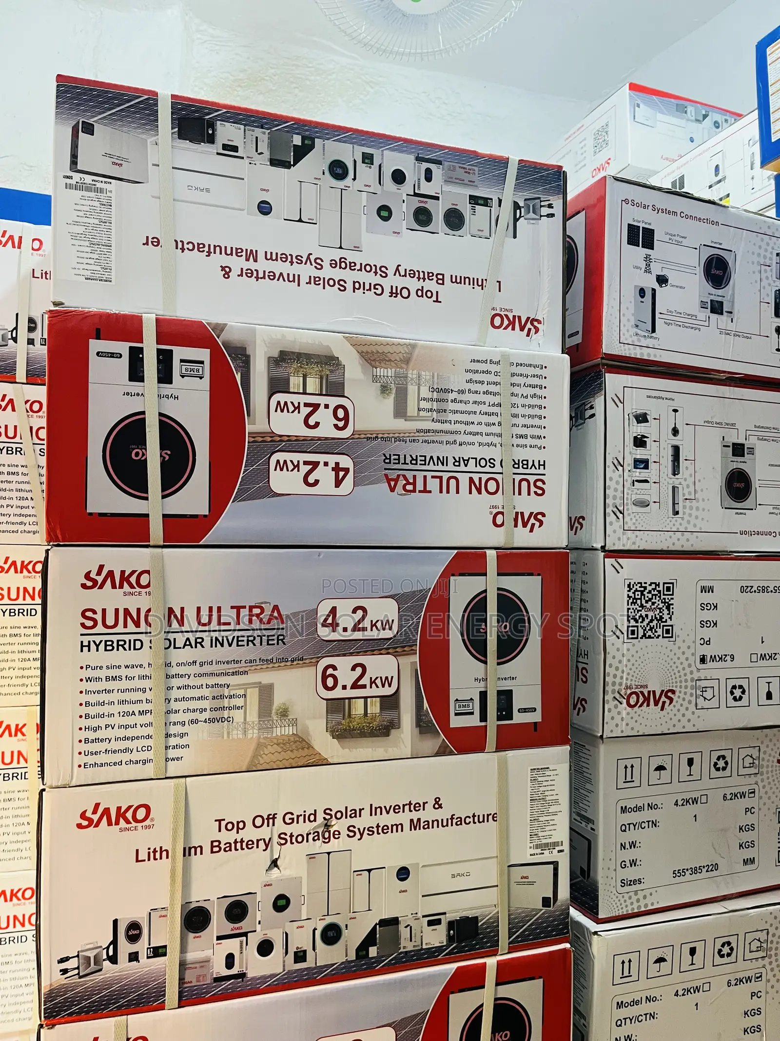 6.2kva 48v Sako Hybrid Solar Inverter