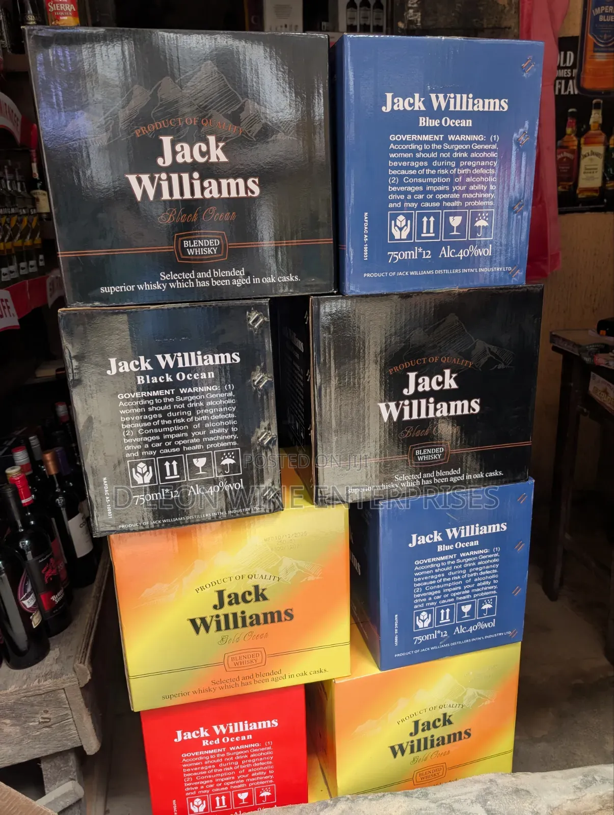 Jack Williams Red Ocean Cartoon by ( 12 Bottles )