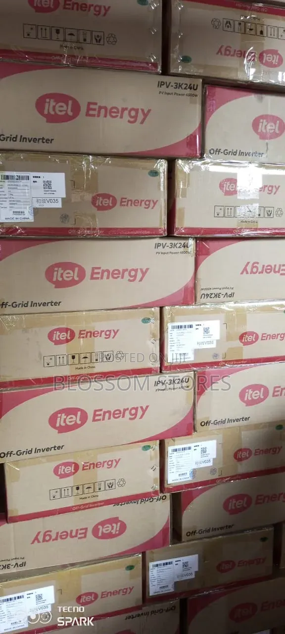 Itel 3kw Inverter Off-Grid 3000w 24v Ip54 1phase Ipv-3k24upro 4000w Pv
