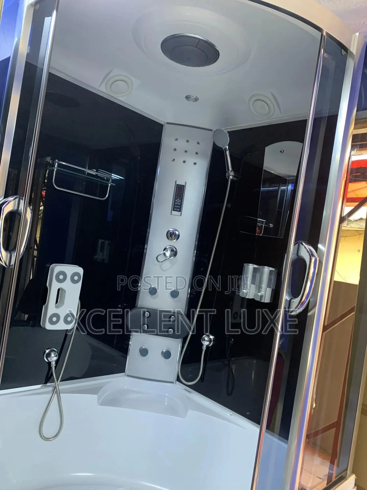 High Base Steam Jacuzzi Shower Room 135cm