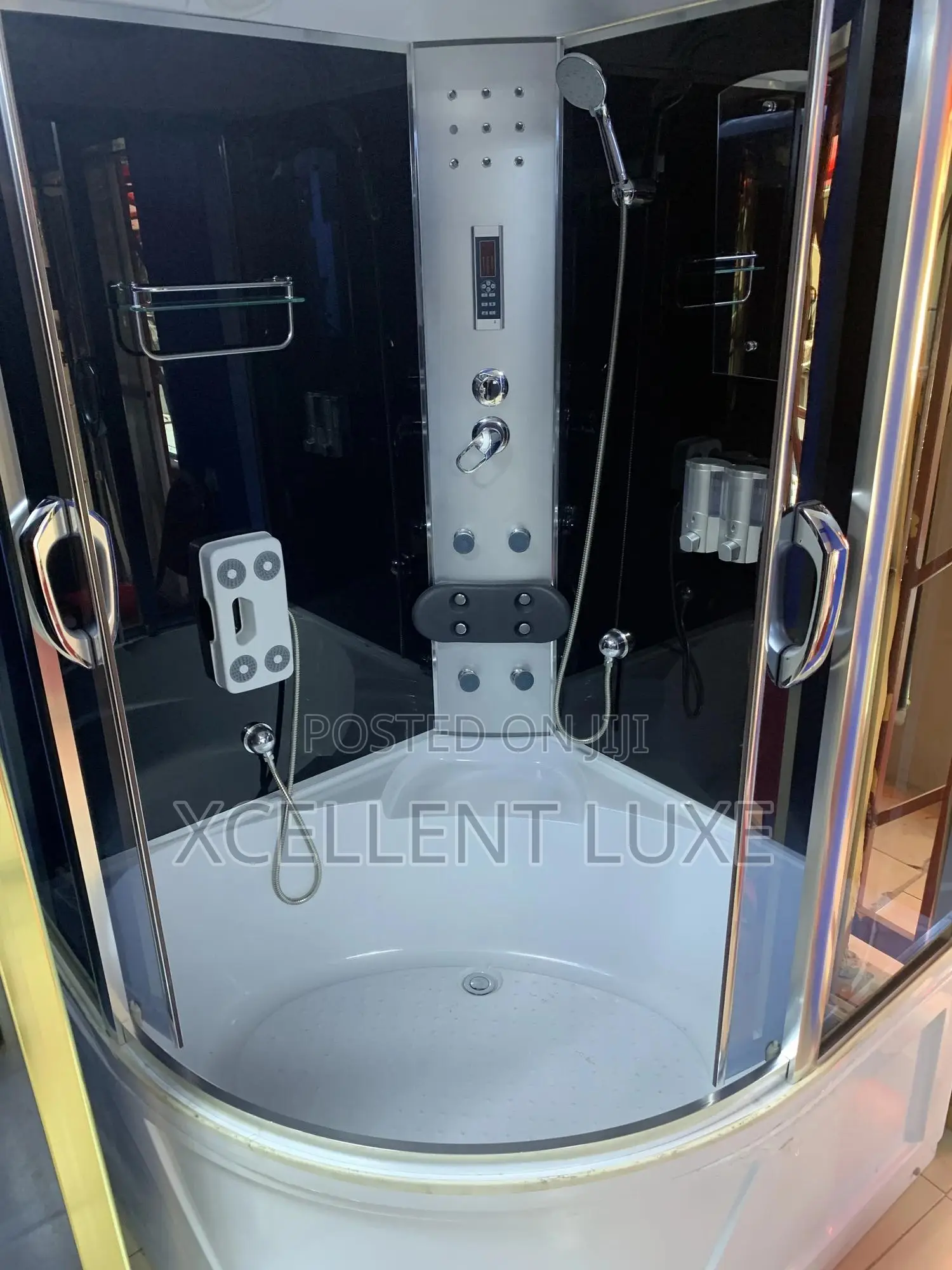 High Base Steam Jacuzzi Shower Room 135cm