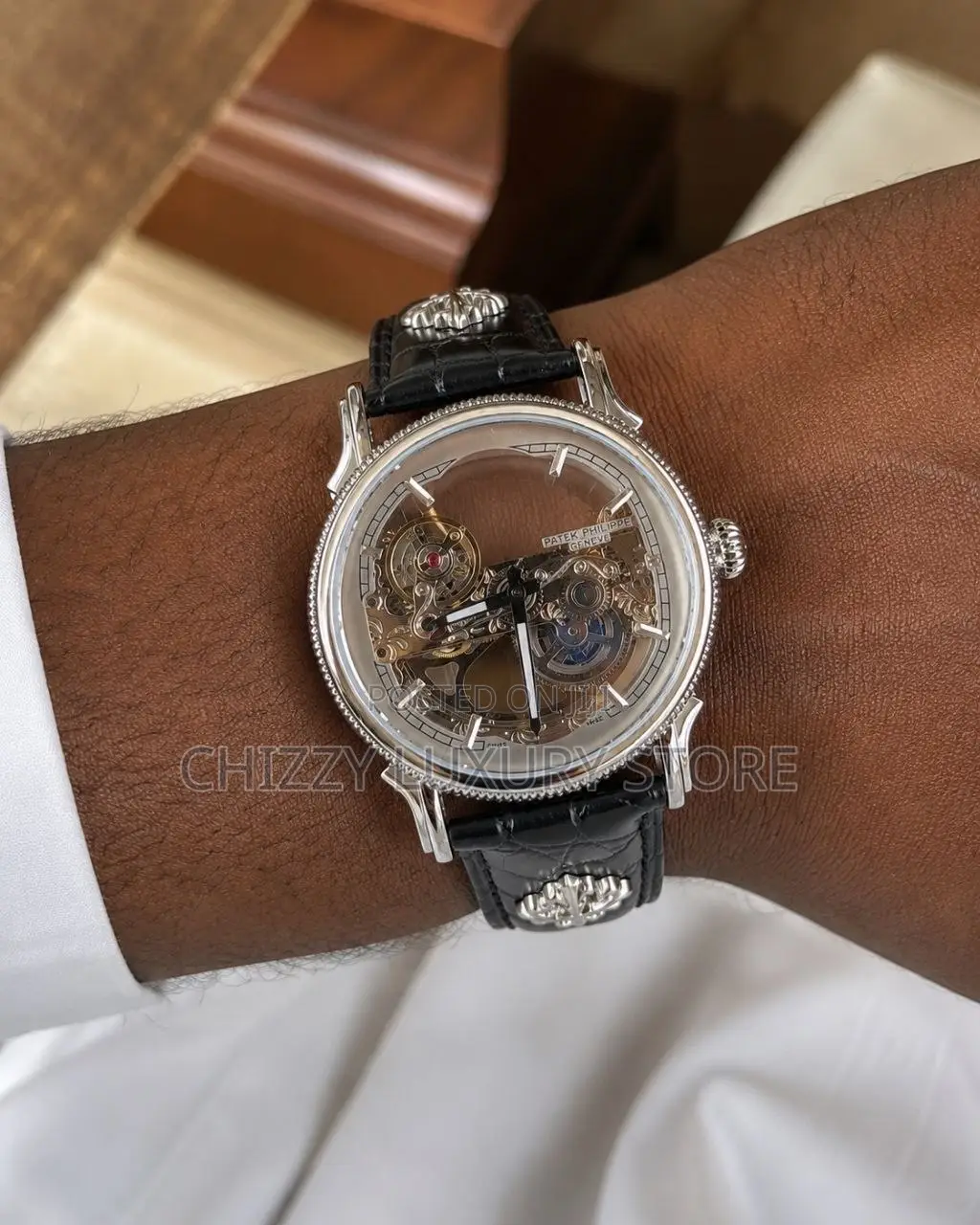 Patek Philippe Quality Luxury Men Automatic Engine Wristwatch