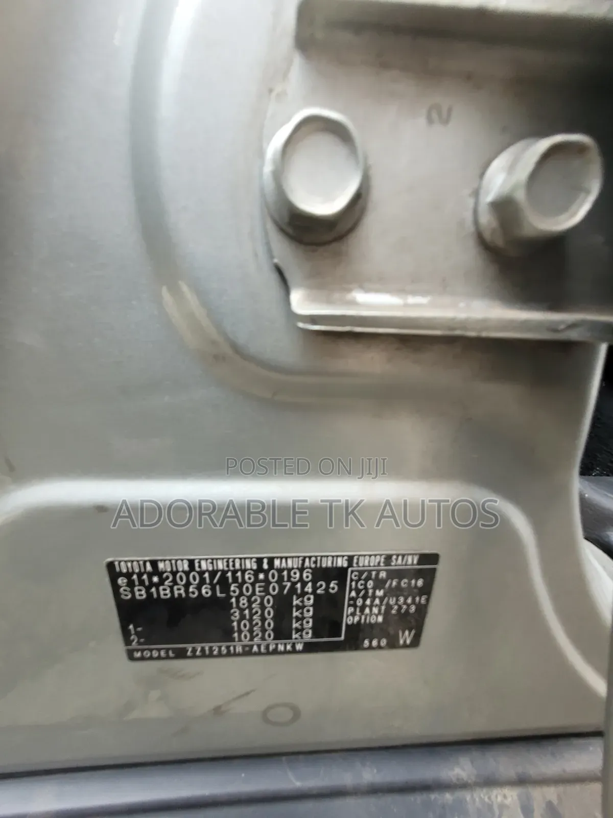 Toyota Avensis Sedan 2005 Silver